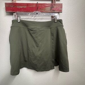 Soybu Olive Green‎ Skater Skirt